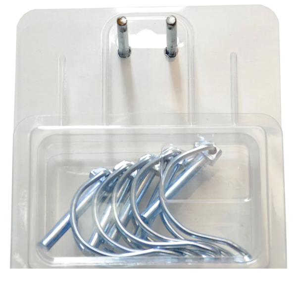 Pipe Linch Pin, Pin Ø6mm x 40mm (5 pcs. Agripak) | Sparex Part No.S.56678 0.13 kg