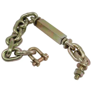 Stabiliser Chain - D-Shackle Ø11.5mm - Thread Ø14mm - Min. Length:615mm - M14x2 Metric | Sparex Part No.S.70525 3.1 kg