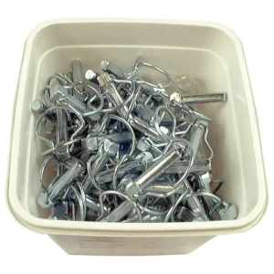 Pear Linch Pin, Pin Ø11mm x 44.5mm (150 pcs. Small Bucket) | Sparex Part No.S.18 7.23 kg