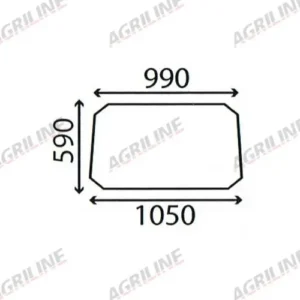 Cab Glass- Front Window– Clear