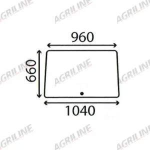 Cab Glass- Front Window- Clear