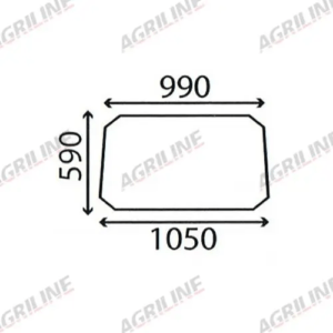 Cab Glass- Front Window– Clear