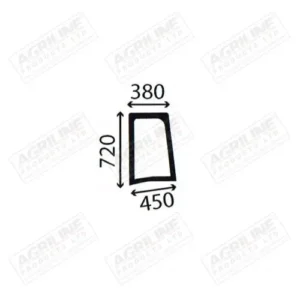 Cab Glass- LH Side Window - Green Tint