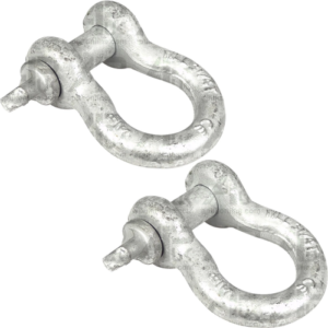 2x Bow Shackle 3.25T For John Deere Ford Case IH Fordson Massey Ferguson Tractor