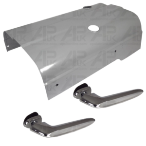 Bonnet Hood Panel with Latches & 2 Straight Handles for Fordson Dexta Tractor