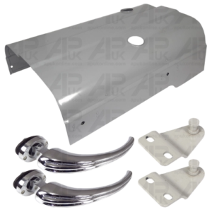 Bonnet Panel with Latches Catches & 2 Curved Handles for Fordson Dexta Tractor
