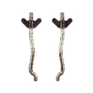 Pair of Bonnet Catch Clamping Pin & Wing Nut for Massey Ferguson 35 FE35 Tractor