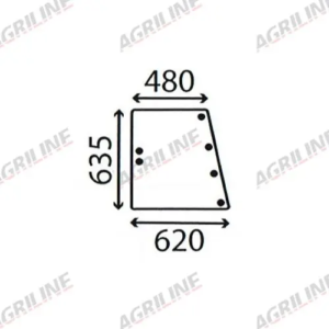 Cab Glass-Side Window - Clear