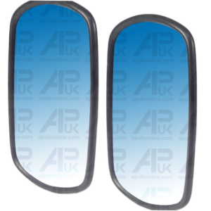 2x Universal 10" x 6" Flat Exterior Mirror Head for JCB Telehandler Loadall