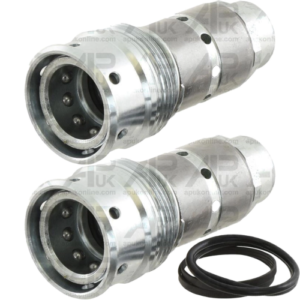 2x Hydraulic Quick Release Coupler Female 1/2" for Ford 335 2310 7610 Tractor
