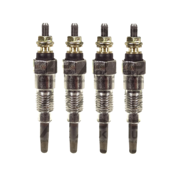 4x Heater Glow Plug for Kubota B10 B1200 B1400 B1402 B1500 B1502 B1600 Tractor